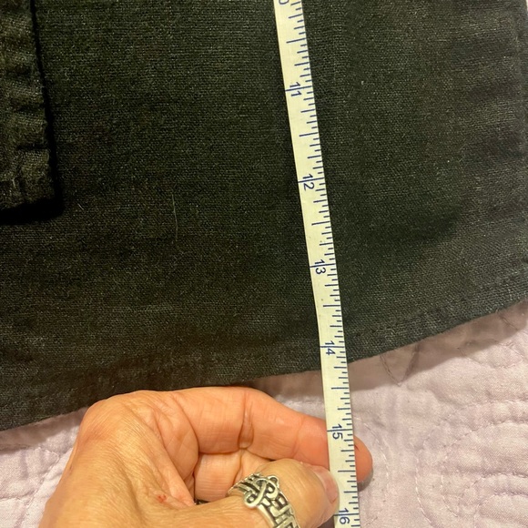 Black Linen Skort - Picture 3 of 6